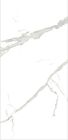 بلاط بورسلين ذو مظهر رخامي Calacatta مصقول البلاط المزجج 1200x2400 بلاط داخلي من الرخام الأبيض