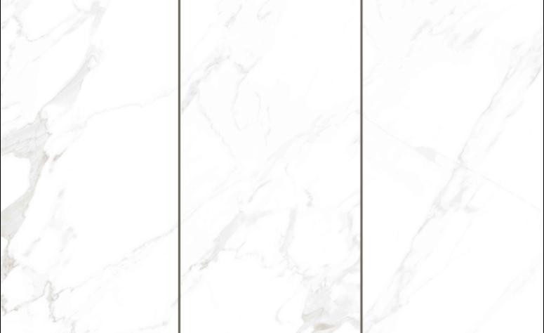 بلاط سيراميك لجدار الحمام باللون الأبيض من كارارا مقاس 30x60 / بلاط أرضي ذو مظهر رخامي