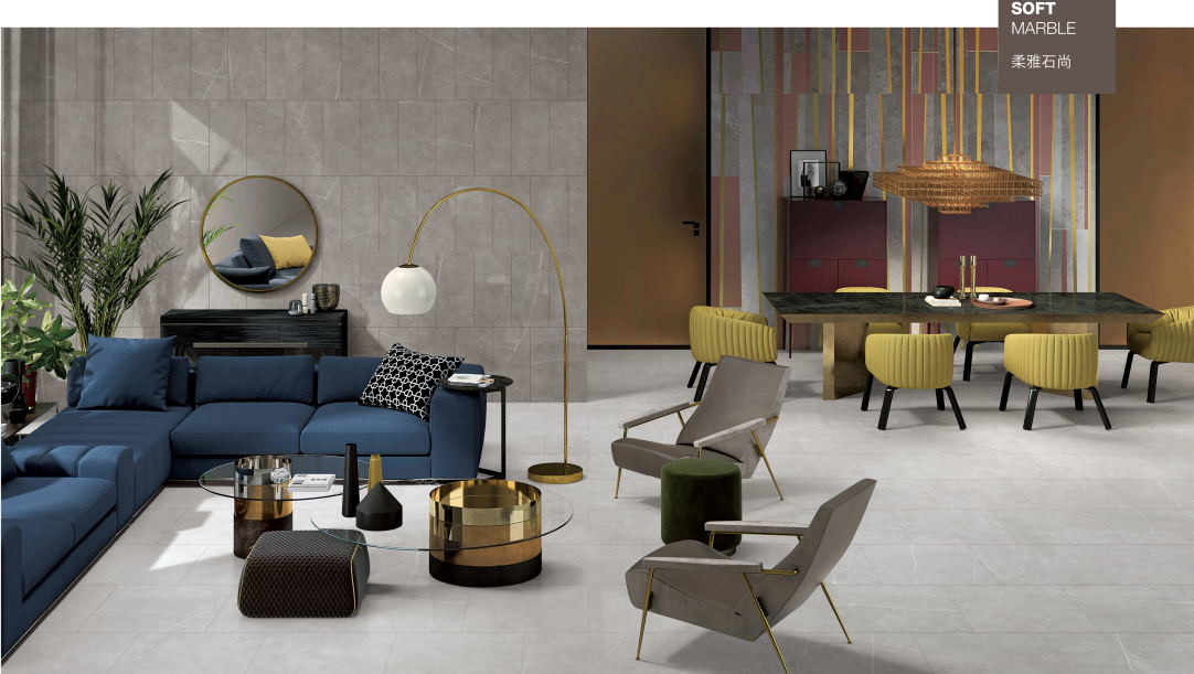 OEM أو ODM مات السطح بلاط 600 * 600 مم / دائم غرفة المعيشة بلاط البورسلين