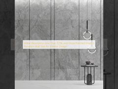 امتصاص الماء أقل من 0.5% وبلاطة جدار من البورسلين المصقول المزجج للتصميم الداخلي