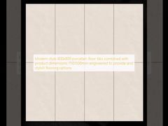 بلاط أرضيات بورسلين على الطراز الحديث مقاس 800 × 800 مع أبعاد المنتج 750-1500 مم تم تصميمه لتوفير خيارات أرضيات أنيقة
