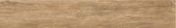 بلاط البورسلين ذو اللون البني الفاتح / بلاط الأرضية ذو المظهر الخشبي مقاس 20 * 120 سم