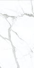 أرضية بيضاء اللون 1800x900mm نظرة رخامية بلاط بورسلين