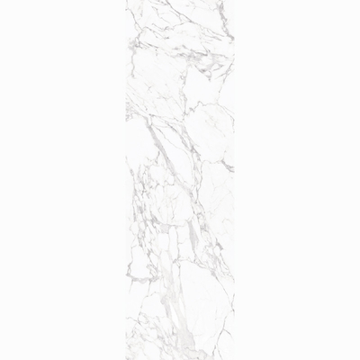 صلبة 800x2700mm البورسلين الأبيض شرائح البلاط مع الرمادي الرخام العروق طاولة شرائح