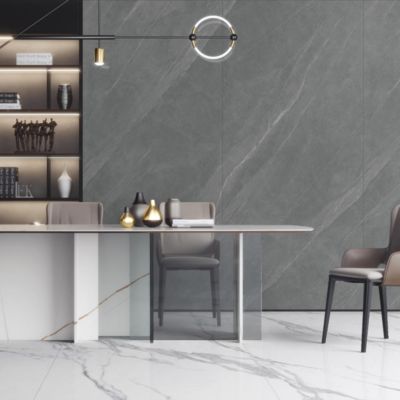 تركيب بالغراء أو عائم مقاومة عالية للبقع بلاط بورسلين داخلي للاستخدامات المتعددة والأرضيات طويلة الأمد