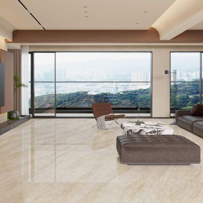 النمط الحديث البرتقالية البيضاء الرخامية مع أقل من 0.2٪ معدل امتصاص ومقاومة للصقيع للمناطق عالية حركة المرور