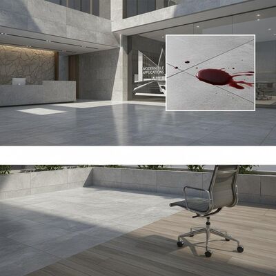 Indoor And Outdoor Flooring And Wall Applications Modern Porcelain Tile Office Building Resistance Stain Durable Stylish Versatile