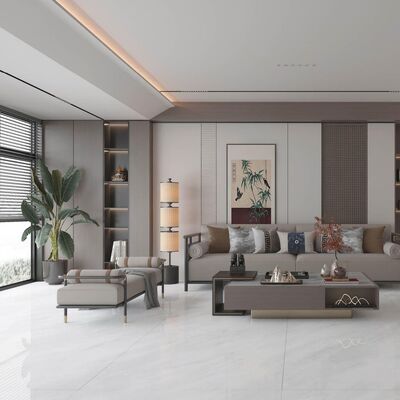 طريقة تثبيت الخرسانة الرقيقة نظرة الرخام أرضية بلاط السيراميك امتصاص المياه أقل من 0.5 في المئة متينة أنيقة وسهلة الصيانة