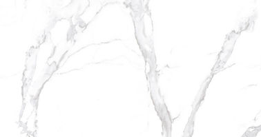 سوبر وايت اللون بلاط البورسلين الداخلي Carrara منخفض الامتصاص