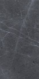 مصقول 900x1800mm غرفة المعيشة بلاط البورسلين رخيصة اللون الأسود بلاط الحائط الكبير