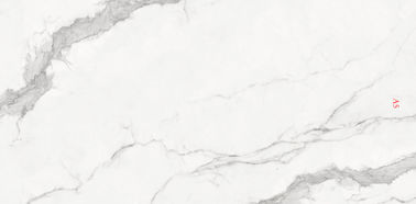 بلاط لوح زجاجي أبيض 900x1800mm للجدران والأرضيات
