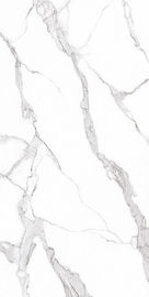 1200x2400mm ريفي مصقول المزجج الخارجي اللون الأبيض تنسيق كبير بلاط الأرضيات الخزفي