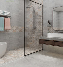 غرفة الطعام الجدار والأرضيات 24'x24 'بلاط السيراميك المزخرف
