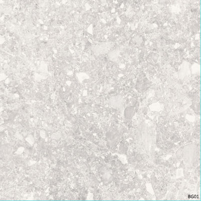 OEM غرفة الطعام في الهواء الطلق بلاط البورسلين Terrazzo لون رمادي فاتح