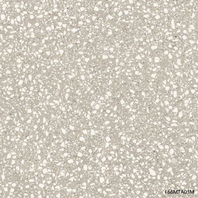 حجر اصطناعي بلاط أرضيات Terrazzo لون بيج 600 * 600mm