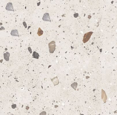 الحديث 9.8 مم سماكة بلاط البورسلين Terrazzo للحمام