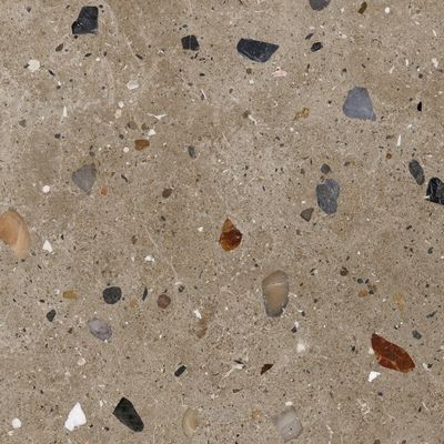 بلاط البورسلين الداخلي المصفر من Terrazzo Stone لأرضيات الرصف
