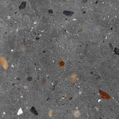 Terrazzo Marble 600x600mm بلاط أرضيات سيراميك غير لامع مضاد للانزلاق